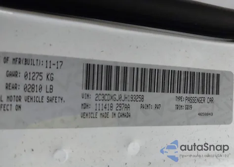 2018 Dodge Charger R/T 392 from USA, damaged, VIN 2C3CDXGJ0JH193258